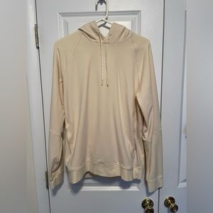 Lululemon City Sweat Pullover Hoodie, size large, Light Yellow